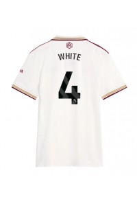 Arsenal Ben White #4 Fotballdrakt Tredje Klær Dame 2025-26 Korte ermer